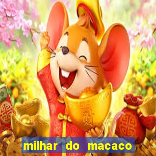 milhar do macaco que mais saem no jogo do bicho