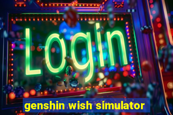 genshin wish simulator