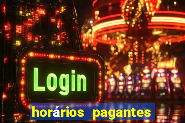 horários pagantes pg soft