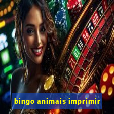 bingo animais imprimir