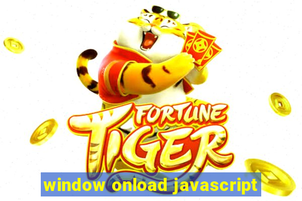 window onload javascript