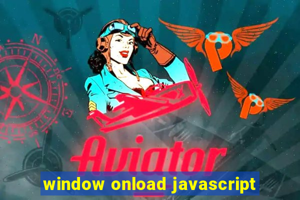 window onload javascript