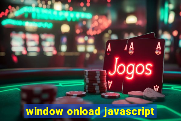 window onload javascript