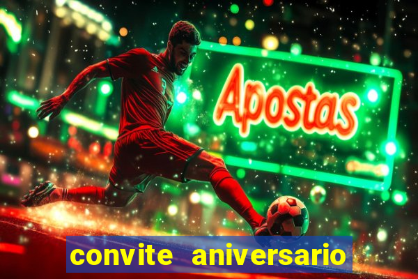 convite aniversario infantil futebol