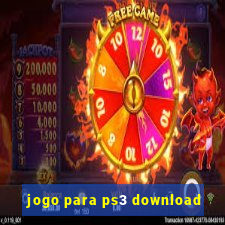 jogo para ps3 download