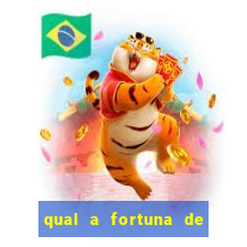 qual a fortuna de raiam santos