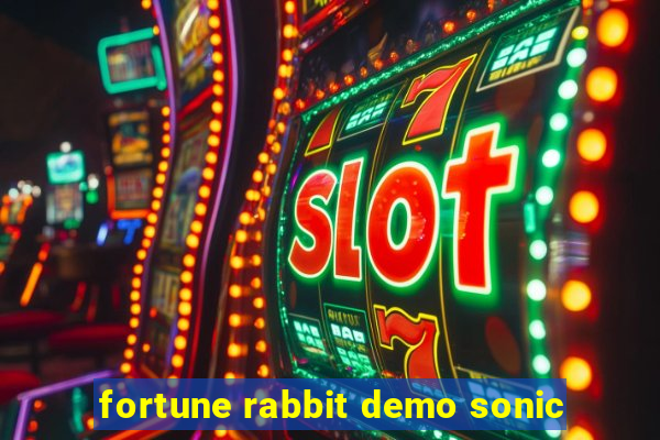 fortune rabbit demo sonic