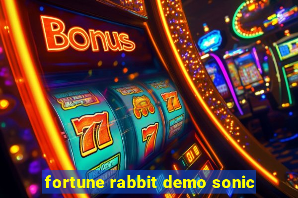 fortune rabbit demo sonic