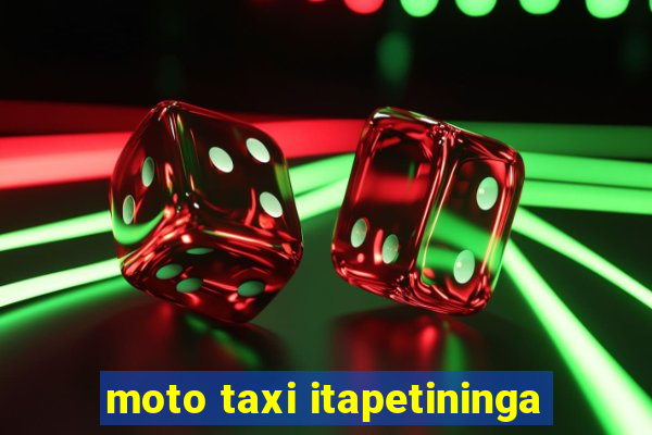 moto taxi itapetininga