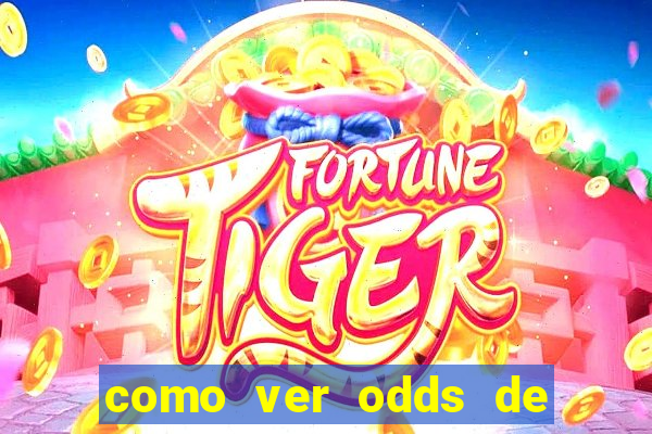 como ver odds de jogos passados