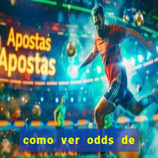 como ver odds de jogos passados