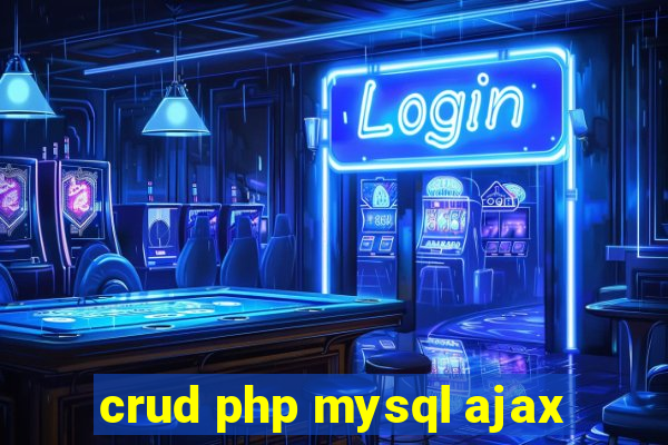 crud php mysql ajax