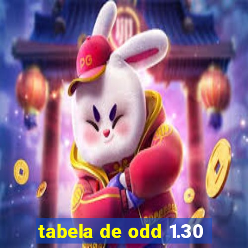 tabela de odd 1.30