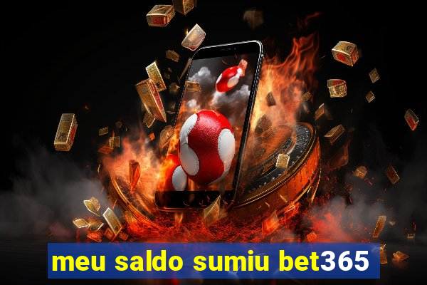 meu saldo sumiu bet365