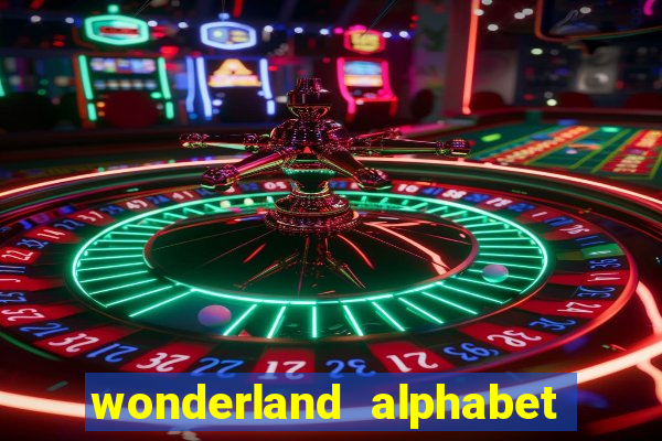 wonderland alphabet comic studio