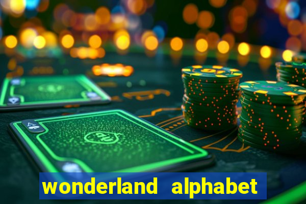 wonderland alphabet comic studio