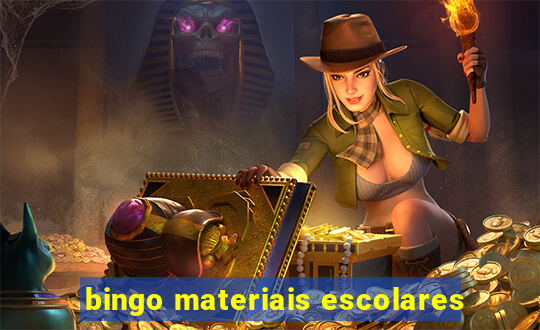 bingo materiais escolares