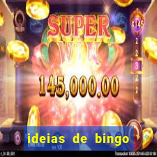 ideias de bingo para o natal