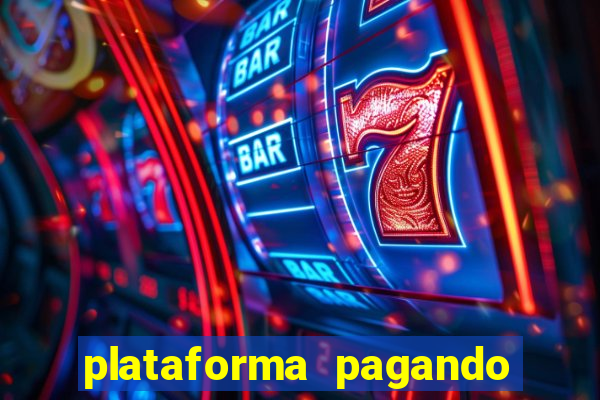 plataforma pagando muito fortune tiger