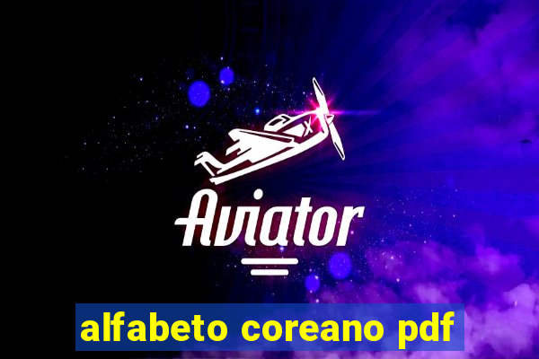 alfabeto coreano pdf