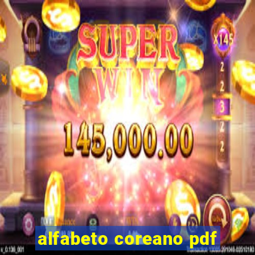 alfabeto coreano pdf