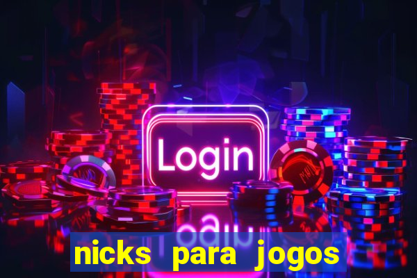 nicks para jogos de tiro