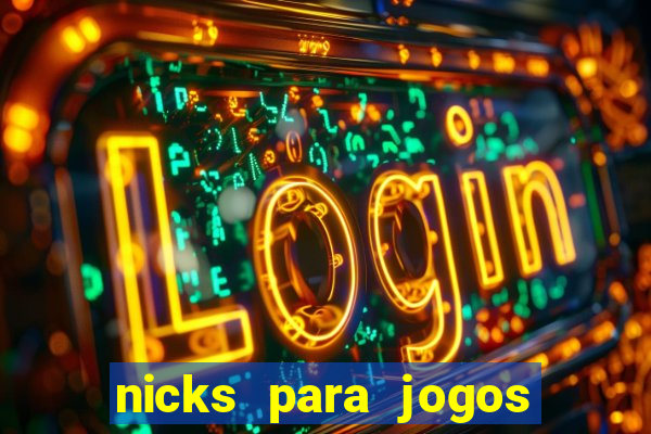 nicks para jogos de tiro