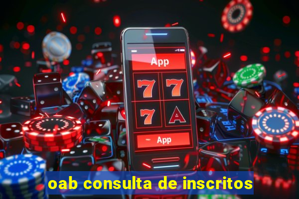 oab consulta de inscritos