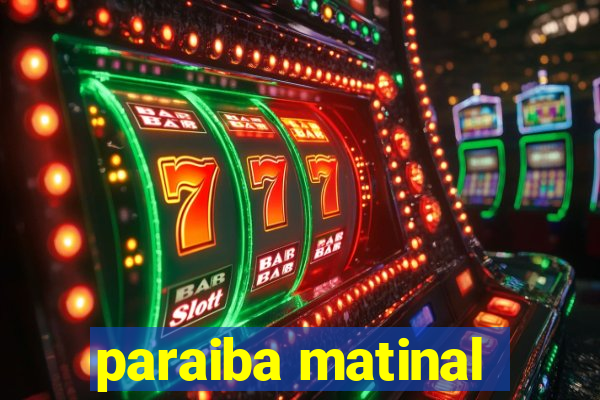 paraiba matinal