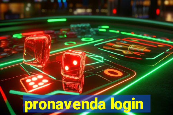 pronavenda login