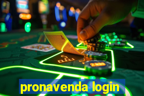 pronavenda login