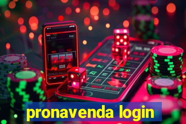 pronavenda login