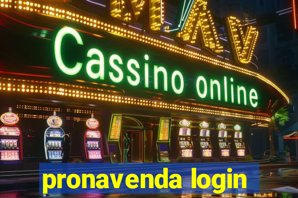 pronavenda login