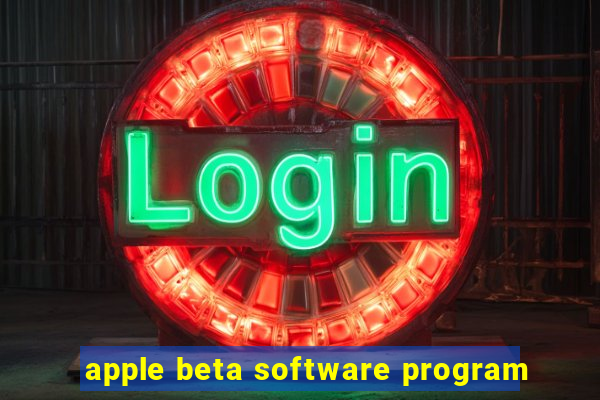 apple beta software program