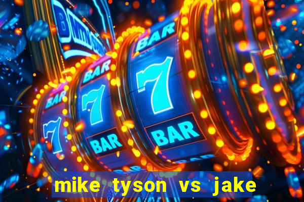 mike tyson vs jake paul assistir online