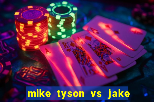 mike tyson vs jake paul assistir online