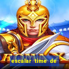 escalar time de futebol online