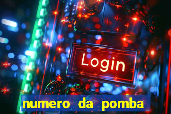 numero da pomba jogo do bicho