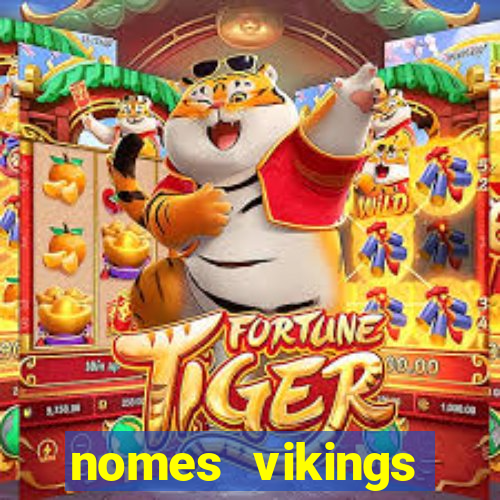 nomes vikings masculinos e significados