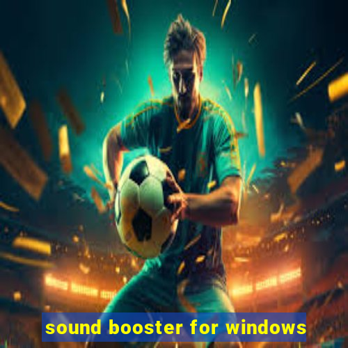 sound booster for windows