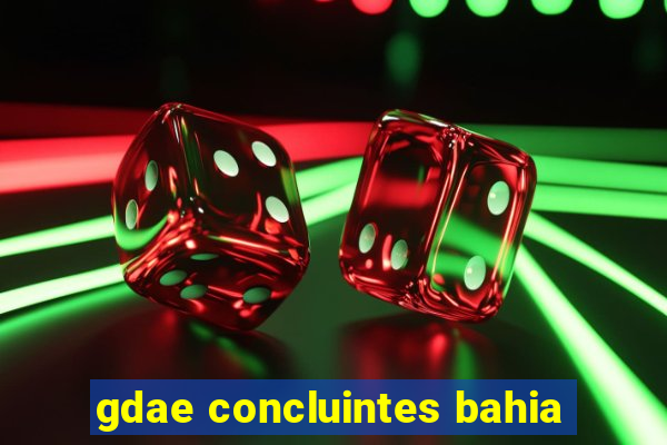 gdae concluintes bahia