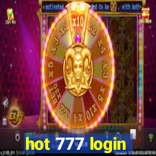 hot 777 login