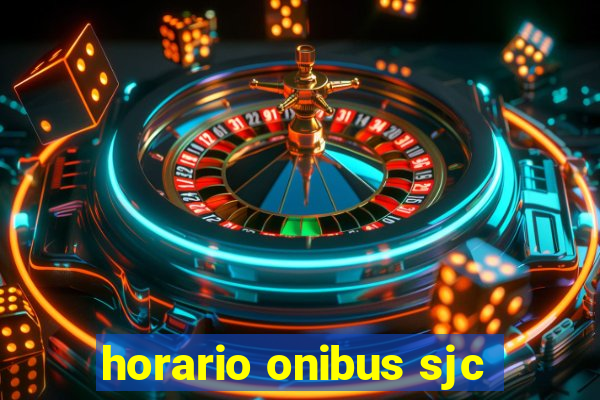 horario onibus sjc