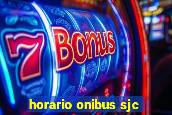 horario onibus sjc