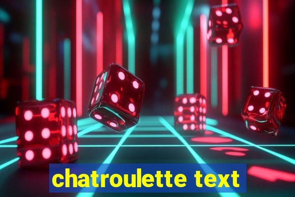 chatroulette text