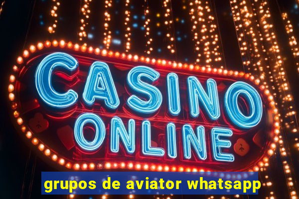 grupos de aviator whatsapp