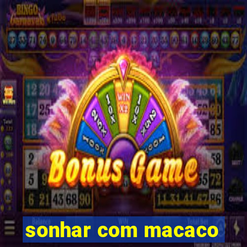 sonhar com macaco