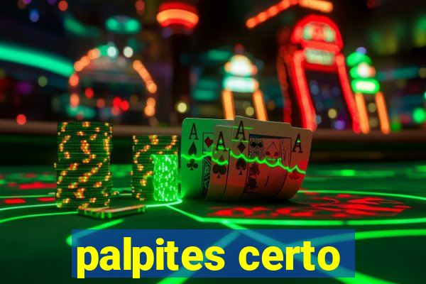 palpites certo