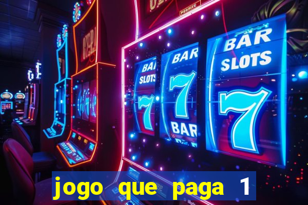 jogo que paga 1 real no pix