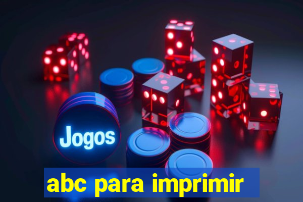 abc para imprimir